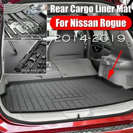 Car Rear Cargo Boot Trunk Mat Tray Pad Protector For Nissan Rogue 2014-2019